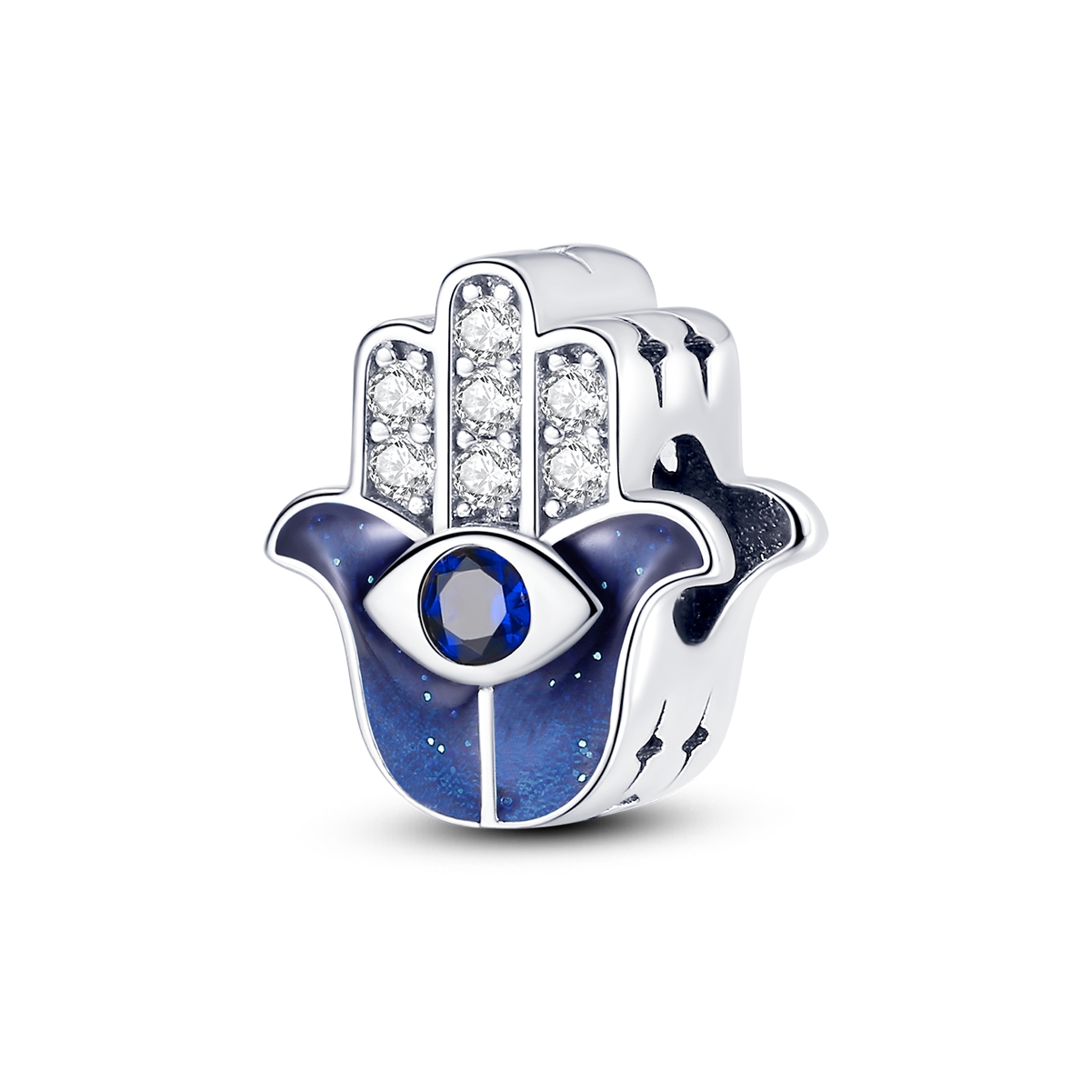 Evil Eye Bracelet - Srebrny próby 925 wisiorek z motywem