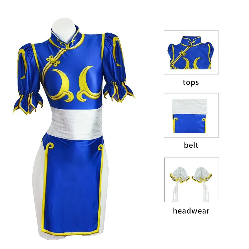 Women'S Accessories H&M - Kostium Cosplay Chun Li z Street