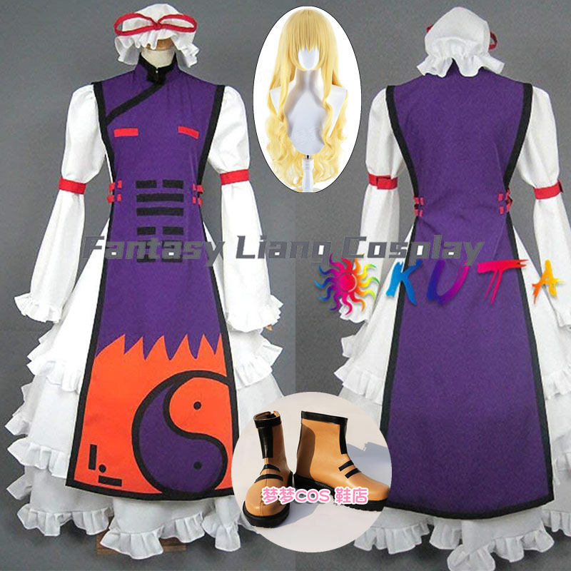 Women'S Accessories For Shoes - Anime Yakumo Yukari Strój Cosplay Peruka