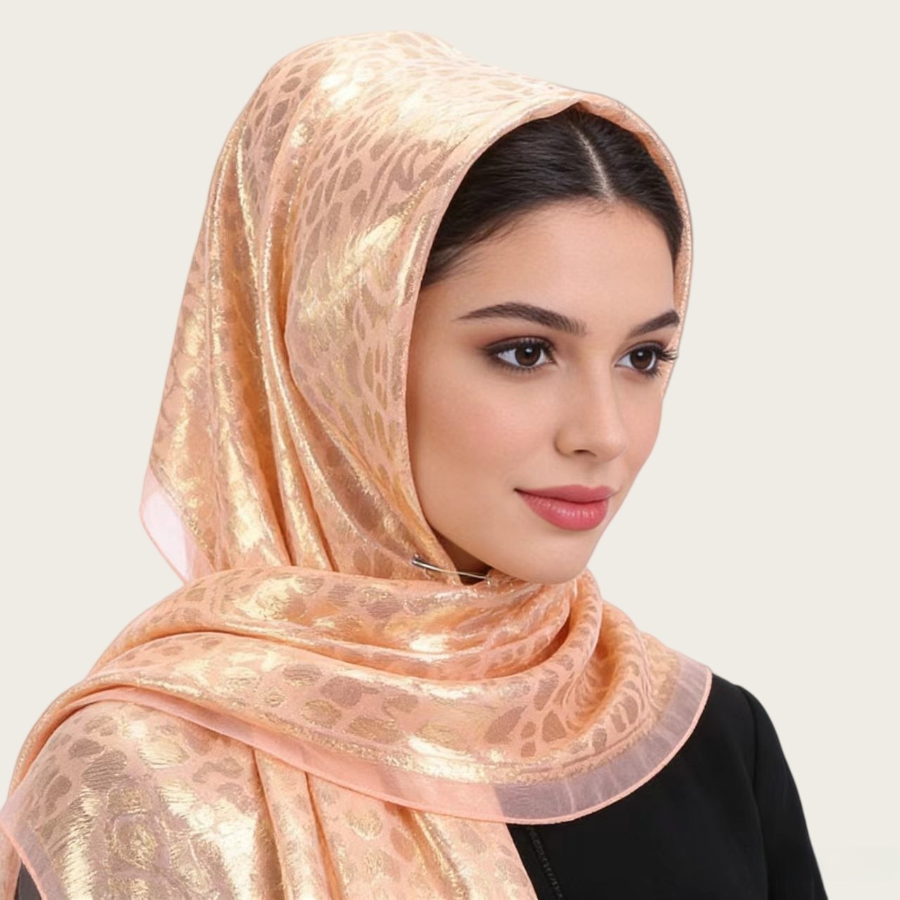 Kwadratowa chusta z żakardowym – Women Accessories Usa recenzja i cena