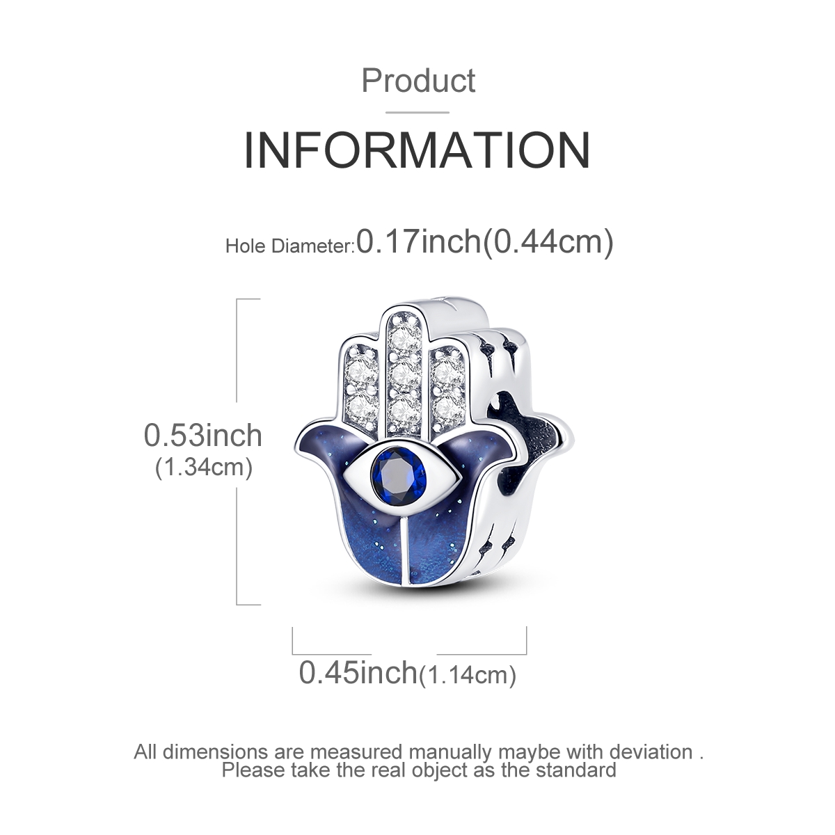 Srebrny próby 925 wisiorek z m – Evil Eye Bracelet recenzja i cena