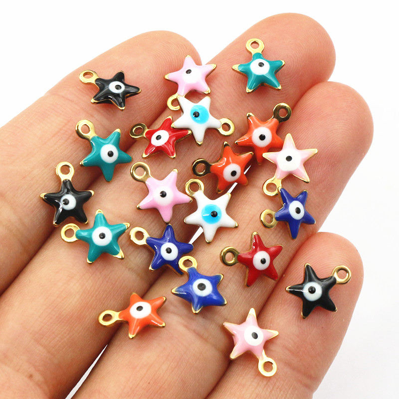20 szt. 10x8.5mm emaliowane Ev – Evil Eye Bracelet recenzja i cena