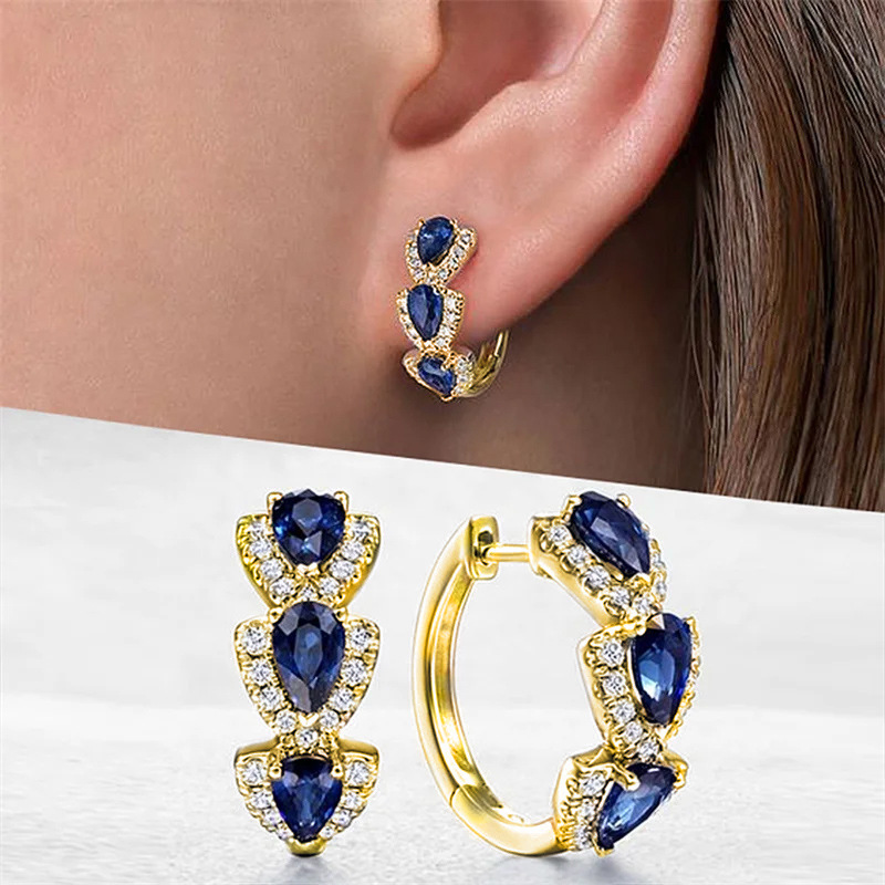 Nowe kolczyki koła z cyrkoniam – Women Accessories Usa recenzja i cena