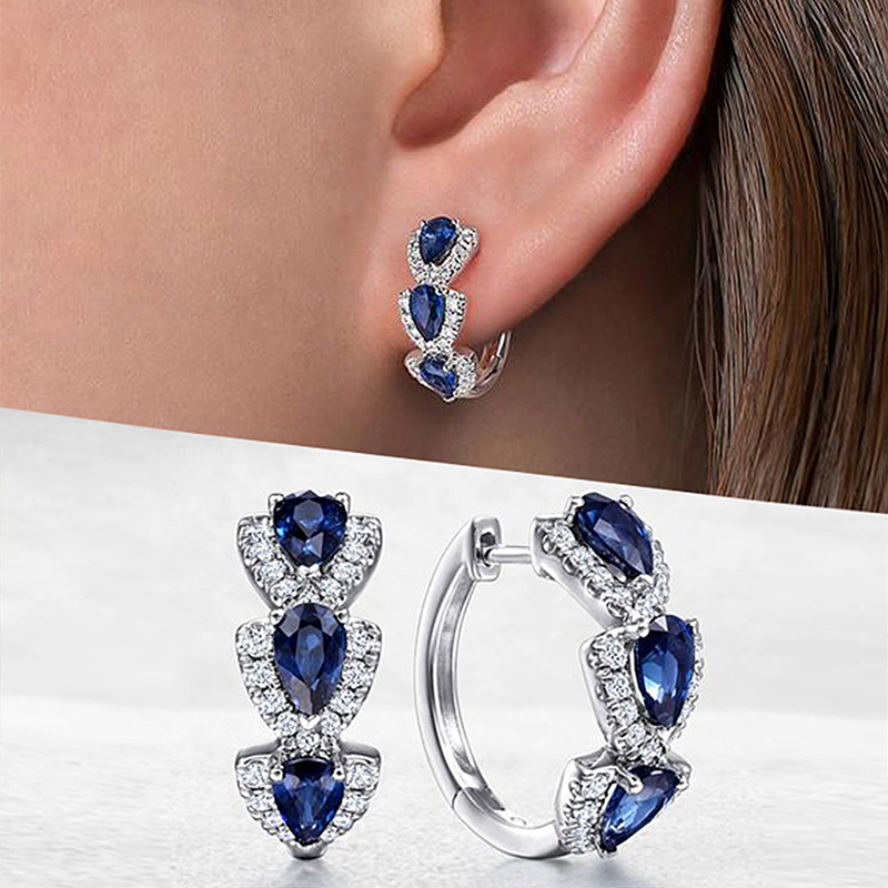Nowe kolczyki koła z cyrkoniam – Women Accessories Usa recenzja i cena