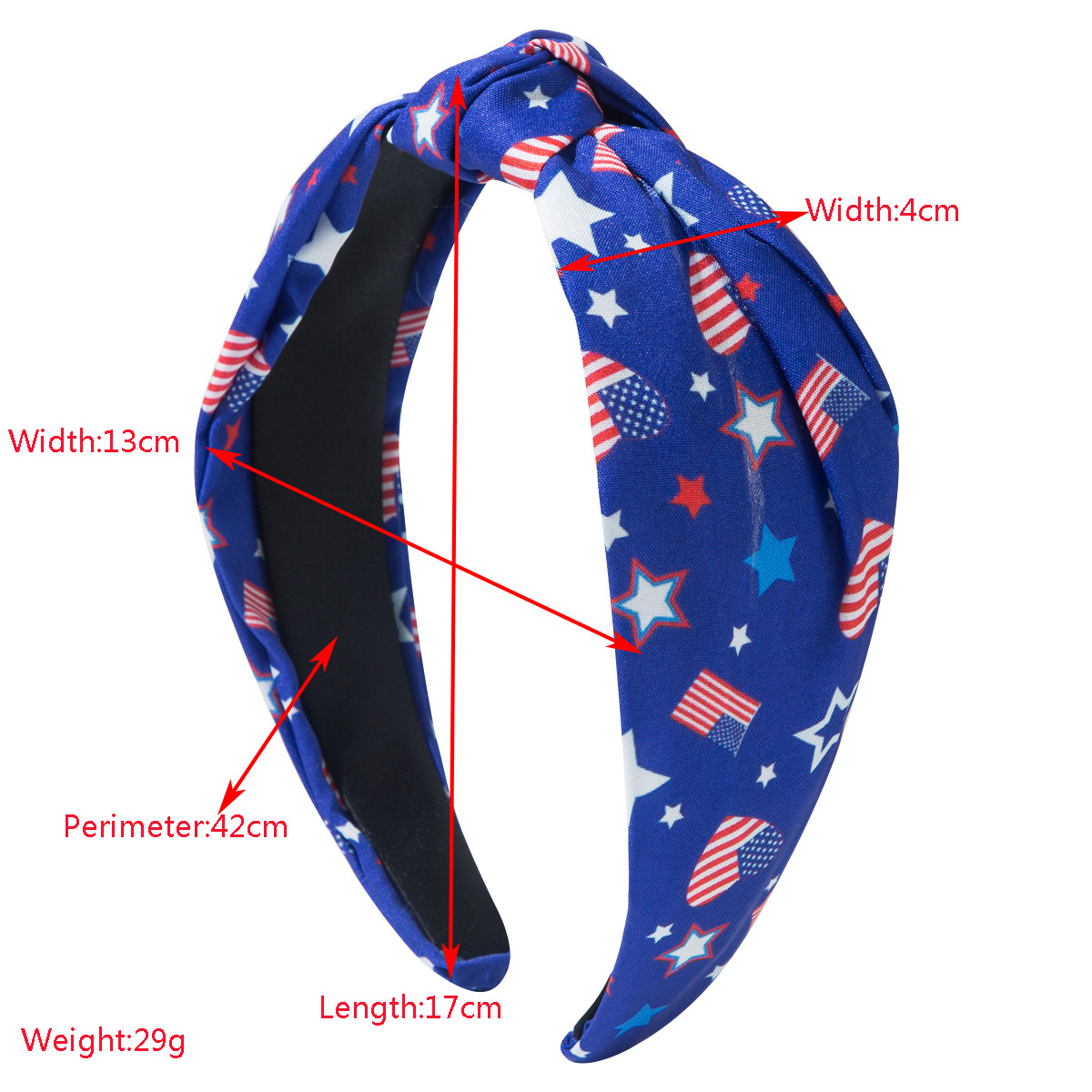 Patriotyczna opaska na głowę z – Women Accessories Usa recenzja i cena
