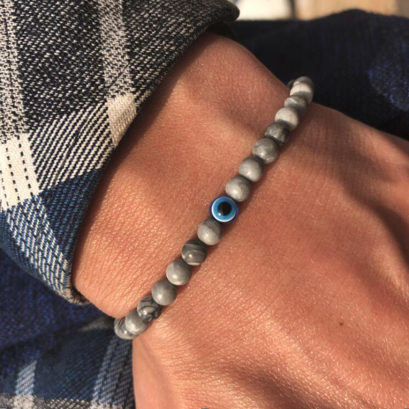 Minimalistyczna bransoletka mo – Evil Eye Bracelet recenzja i cena