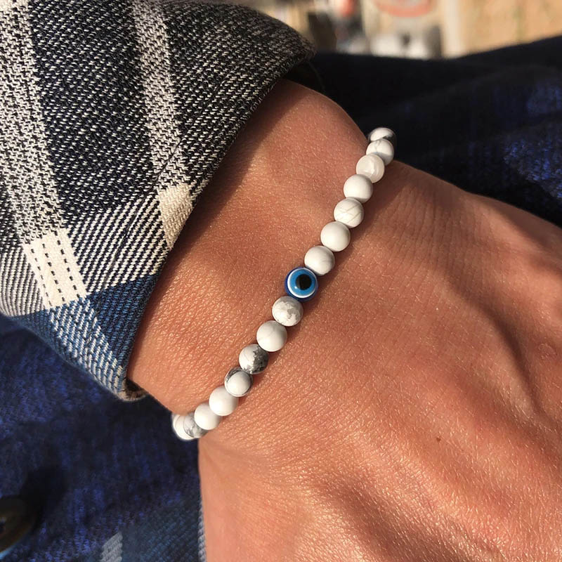 Minimalistyczna bransoletka mo – Evil Eye Bracelet recenzja i cena